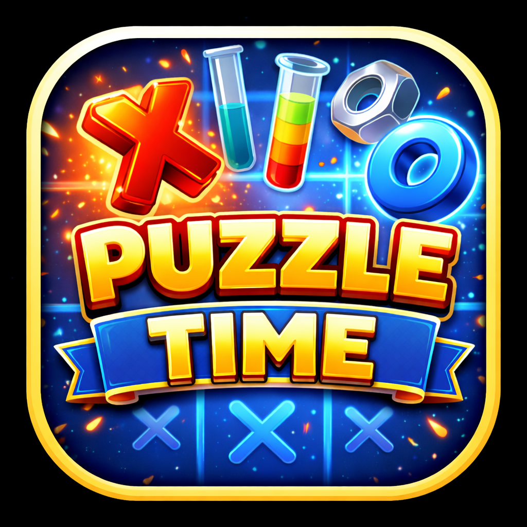 Puzzle Time classic mini games logo